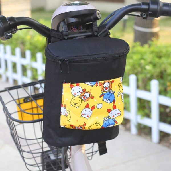 O1CN01M3ox8w1wZ4IcDmDFe_!!2213228426321-0-cib Water‑Bucket‑Style Handlebar Hanging Pouch, Zippered E‑Scooter Organizer Bag
