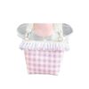 O1CN01a8ha032AloK6EXmo2_!!2220879188244-0-cib Detachable Scooter Front Hanging Pouch, Gingham Lace Decor Storage Tote