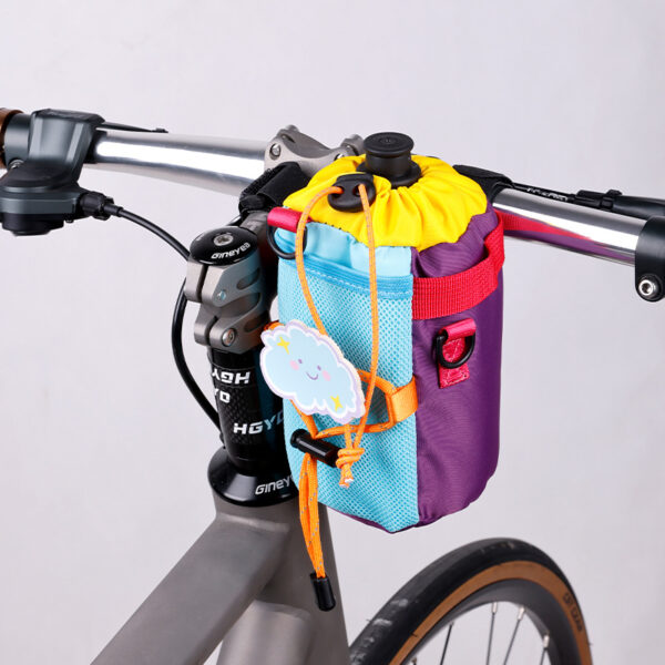 O1CN01fsoszo1ZUjhI1AFqe_!!1910233198-0-cib Bicycle Handlebar Water‑Bottle Holder Pouch, Colorful Drawstring Storage Bag